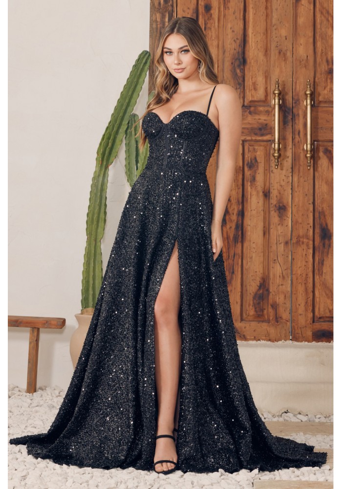 Sparkly Sequin Prom / Evening Dress - CH-NAA1241