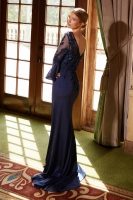 Mother of the Bride -  A-Line Stretch Glitter Long Gown - CH-NAMD129