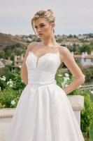  Wedding Dress - Satin Ball Gown With Strapless Sweetheart Bodice - CH-NAJE1085