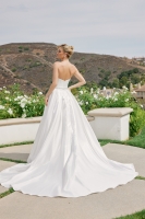  Wedding Dress - Satin Ball Gown With Strapless Sweetheart Bodice - CH-NAJE1085