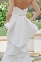  Wedding Dress - Stretch Satin Strapless Mermaid Sweetheart Neckline - CH-NAJW1044