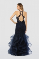 Elegant Lace Embroidered Mermaid Prom Dress - CH-NAM189