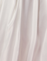 One Shoulder Elegant Satin A-line Long Dress - CH-NAE469