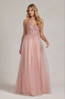 Prom / Evening Dress - Embroidery Beads - CH-NAF1086