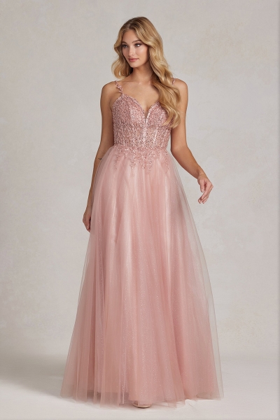 Prom / Evening Dress - Embroidery Beads - CH-NAF1086