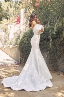 Wedding Dress - Detachable Sleeves Mermaid Wedding Dress - CH-NAJE966
