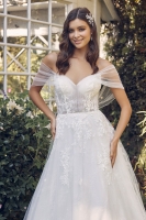 Wedding Dress - Off-The-Shoulder Sweetheart A-Line Wedding Gown - CH-NAJE946