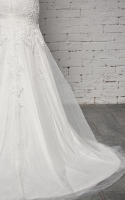 Plus Size - Mermaid High Neck Sheath Column with Backless Design Wedding Dress - BELLE