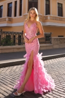 Prom / Evening Dress - w/ Feather - CH-NAC1422