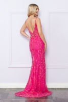 Prom / Evening Sparkly Sequin Gown - CH-NAD1355