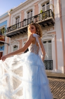 Prom / A-line Sleeveless Tulle Dresses  - CH-NAT1340
