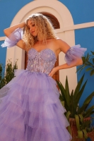 Prom / Tiered Lace Tulle Dresses - CH-NAT1338