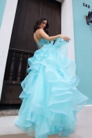 Prom / Beaded Ruffles Tulle Dresses - CH-NAR1433