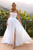 Wedding Dress - A-Line Strapless Bridal Gowns - CH-NAJE988
