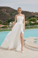 Wedding Dress - Strapless Ruched Top A-line Wedding Dress - CH-NAJE988