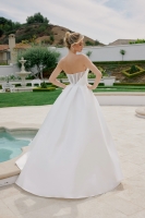 Wedding Dress - Strapless Ruched Top A-line Wedding Dress - CH-NAJE988