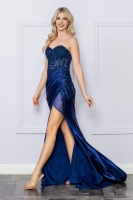 Prom / Evening Satin Sequin Elegance Dress - CH-NAE1284