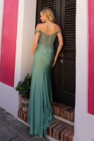 Prom / Evening Off-shoulder Sweetheart Beads Dress - CH-NAA1373