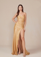 Prom / Evening Gown - Strapless Evening Dress - CH-NAT1489